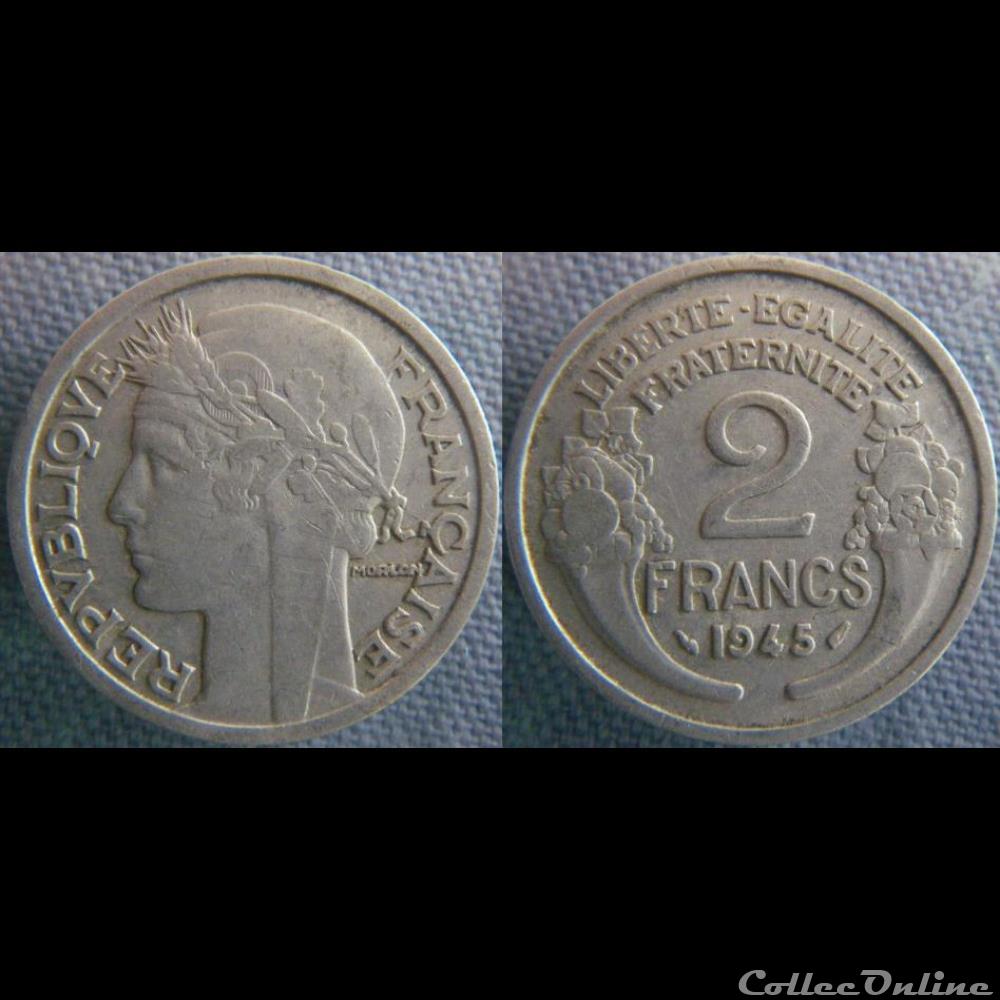 2 Francs 1945 monnaie france moderne 2 francs 1945