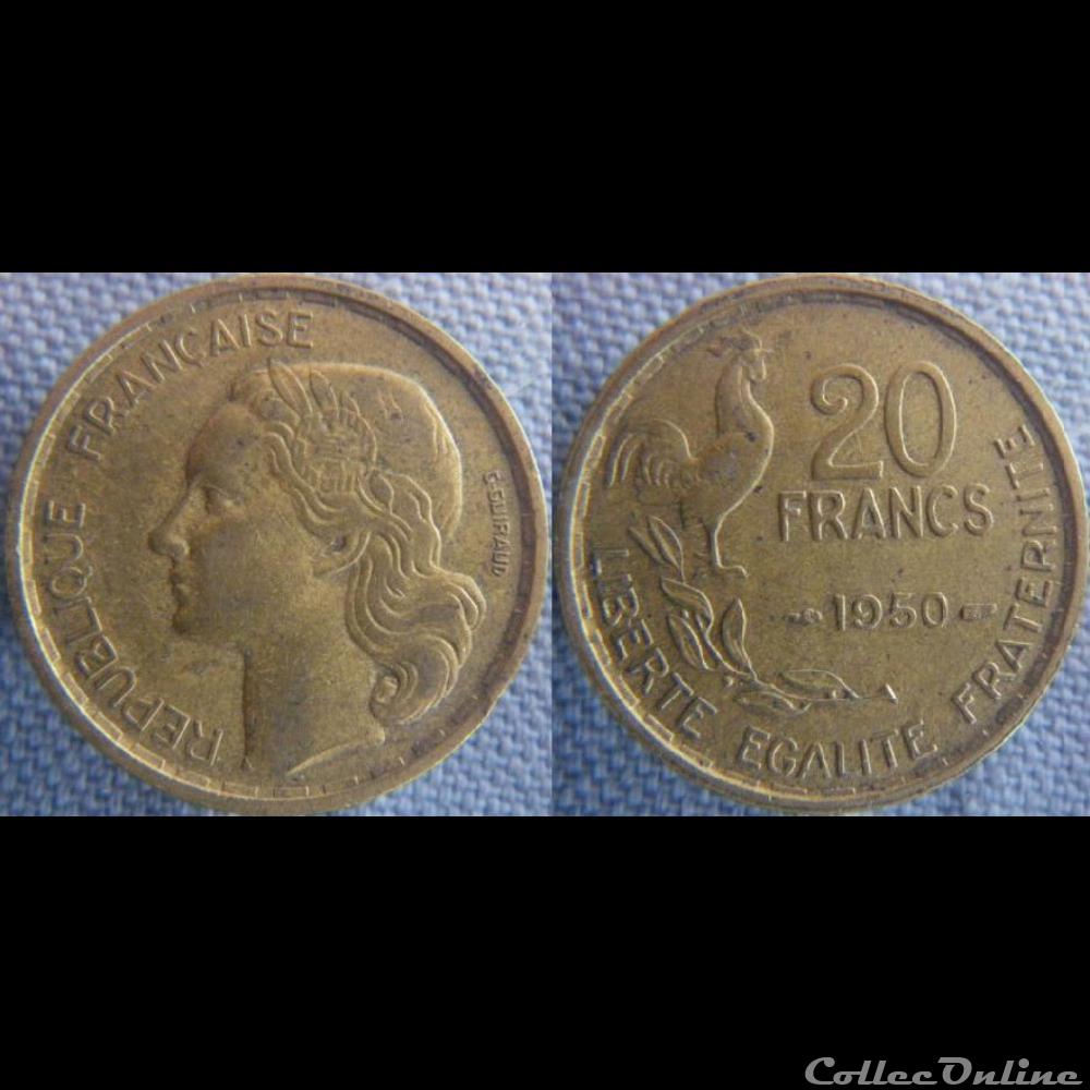 20 Francs 1950 monnaie france moderne 20 francs 1950