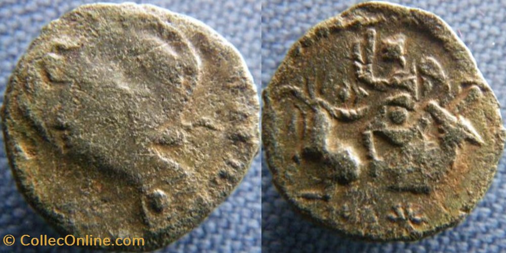 Constance II Ae3 imitation monnaies antiques romaines republicaines imperiales constance ii ae3 imitation