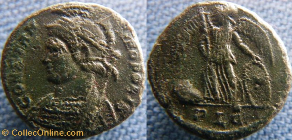 Constantinople Ae3 monnaies antiques romaines republicaines imperiales constantinople ae3
