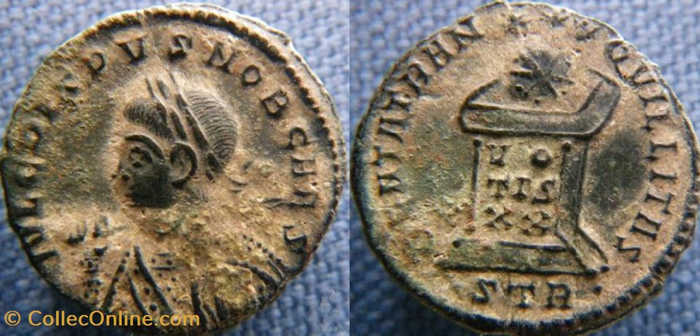 monnaies antiques romaines imperiales et republicaines crispus ae3