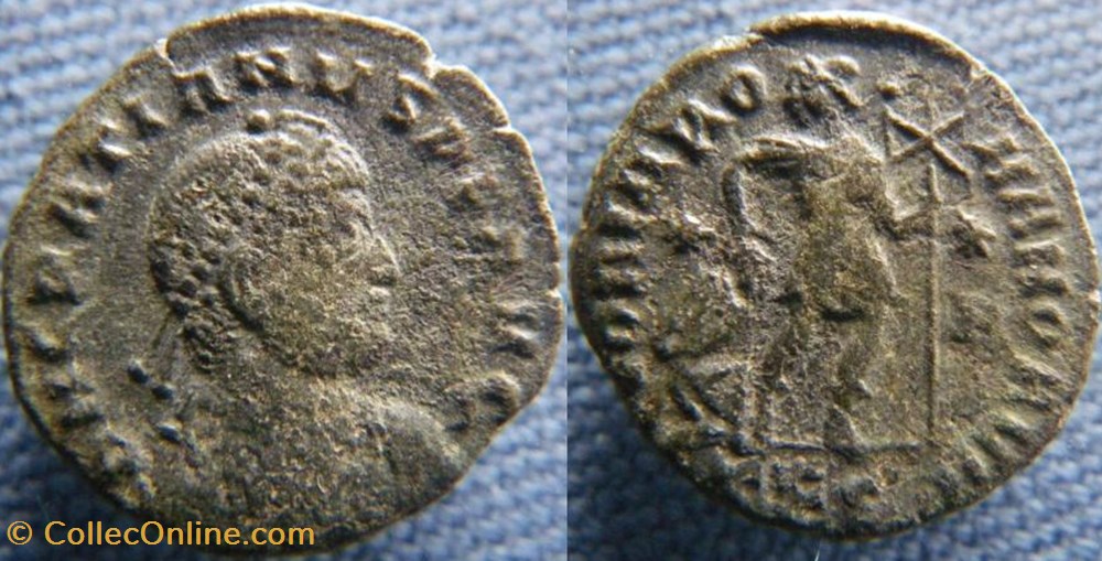 Gratien Ae3 monnaies antiquite av jc ap romaines republicaines imperiales gratien ae3