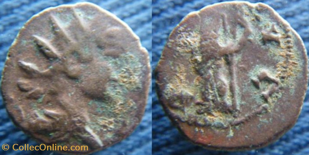 monnaies antiquite av jc ap romaines republicaines imperiales tetricus ii antoninien imitation
