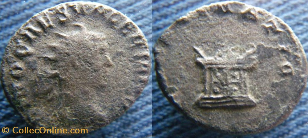 Valérien II antoninien monnaies antiquite av jc ap romaines republicaines imperiales valerien ii antoninien
