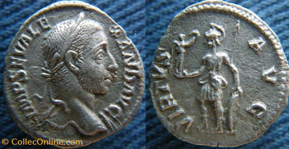 monnaies antiquite av jc ap romaines republicaines imperiales alexandre severe denier