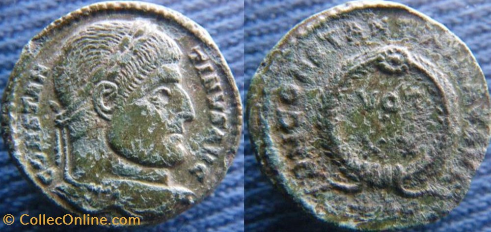 Constantin I Ae3 monnaies antiquite av jc ap romaines republicaines imperiales constantin i ae3