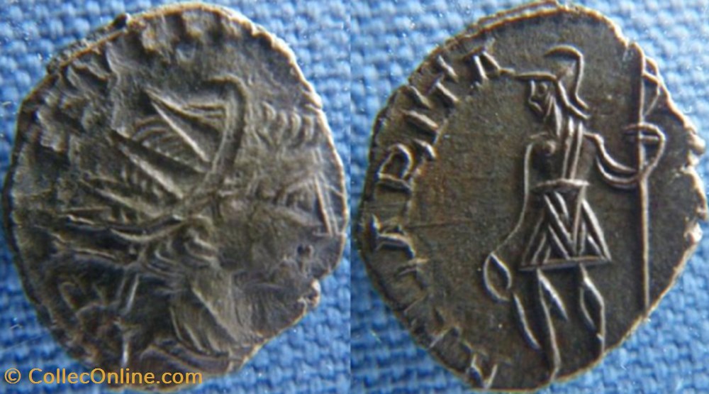 Tétricus II antoninien imitation monnaies antiquite av jc ap romaines republicaines imperiales tetricus ii antoninien imitation