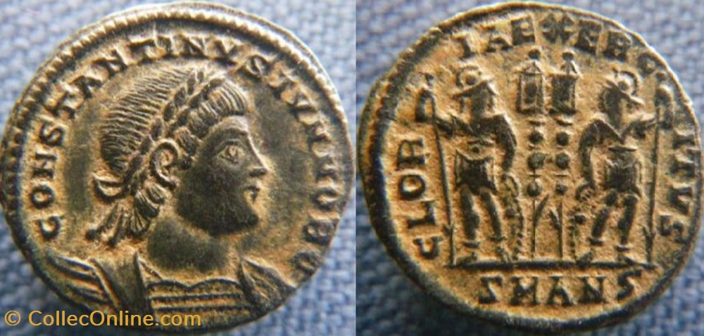 Constantin II Ae3 monnaies antiques romaines imperiales et republicaines constantin ii ae3