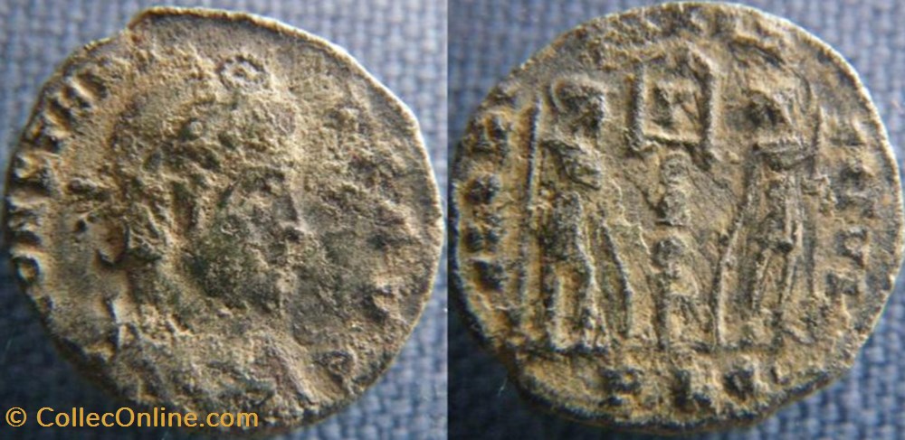Constans Ae3/4 monnaies antiques romaines imperiales et republicaines constans ae3 4