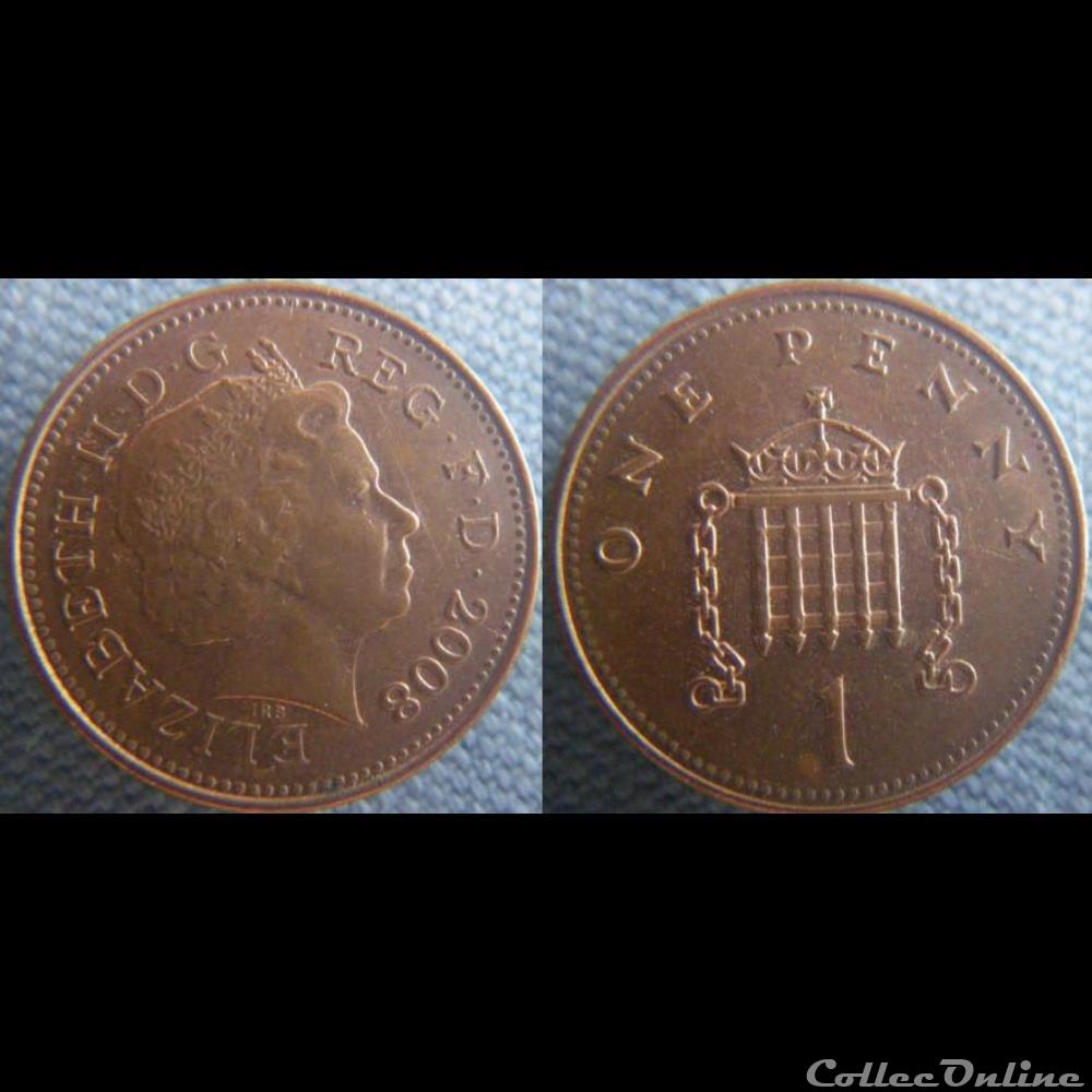 1 Penny 2008 monnaie monde royaume uni 1 penny 2008