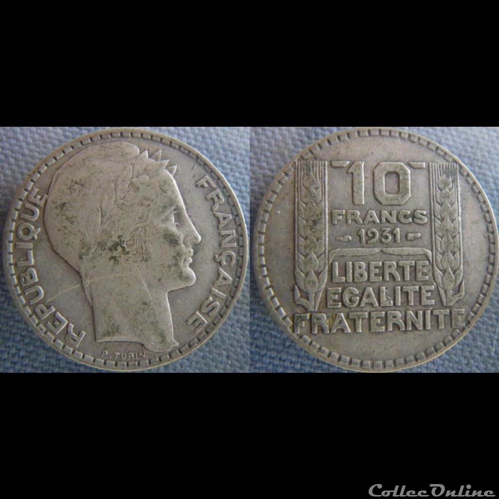 10 Francs 1931 monnaie france moderne 10 francs 1931