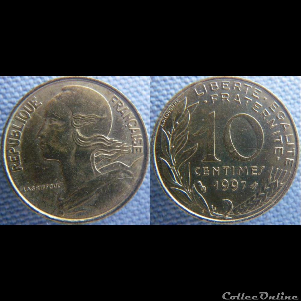 10 Centimes 1997 monnaie france moderne 10 centimes 1997