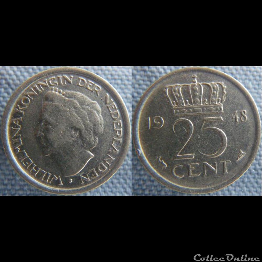 25 Cents 1948 monnaie monde pay ba 25 cents 1948