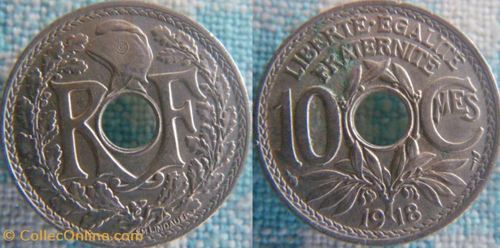 10 Centimes 1918 monnaie france a moderne 10 centimes 1918