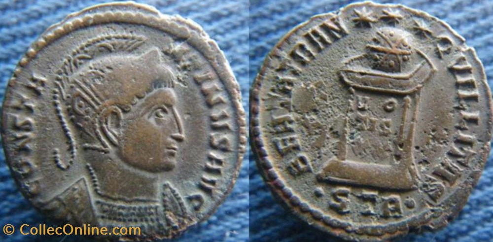 Constantin I Ae3 monnaies antiquite av jc ap romaines republicaines imperiales constantin i ae3