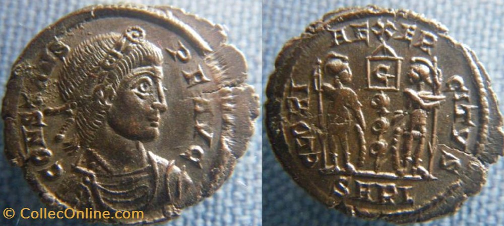 Constans Ae3/4 monnaies antiques romaines imperiales et republicaines constans ae3 4
