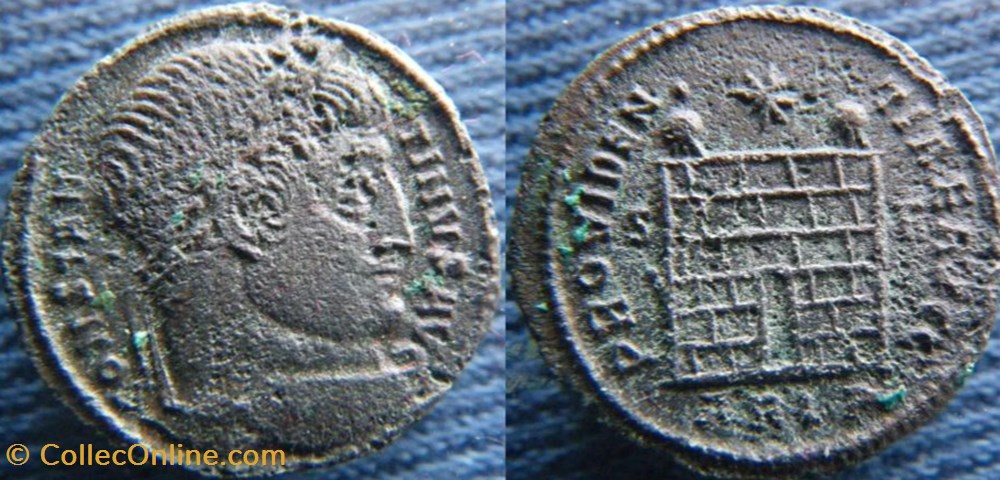 Constantin I Ae3 monnaies antiquite av jc ap romaines republicaines imperiales constantin i ae3