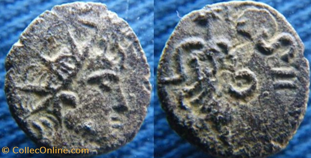 Tétricus I antoninien imitation monnaies antiquite av jc ap romaines republicaines imperiales tetricus i antoninien imitation
