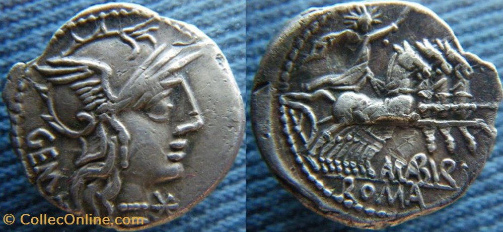 monnaies antiquite av jc a ap romaines republicaines imperiales republique 132 denier