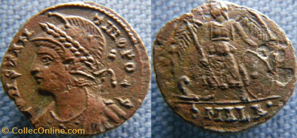 Constantinople Ae3/4 monnaies antiques romaines republicaines imperiales constantinople ae3 4