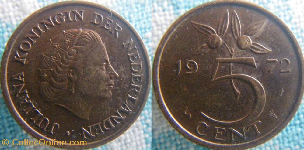 5 Cents 1972 monnaie monde pay ba 5 cents 1972