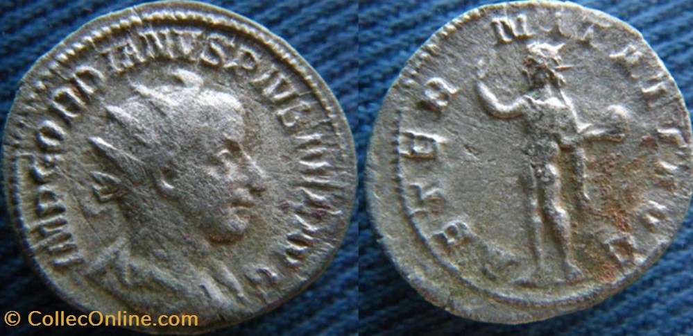 monnaies antiquite av jc ap romaines republicaines imperiales gordien iii le pieux antoninien