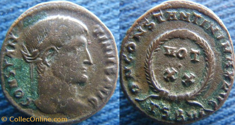 Constantin I Ae3 monnaies antiquite av jc ap romaines republicaines imperiales constantin i ae3