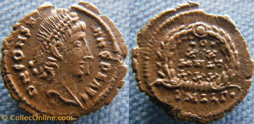 Constans Ae3/4 monnaies antiquite av jc ap romaines republicaines imperiales constans ae3 4
