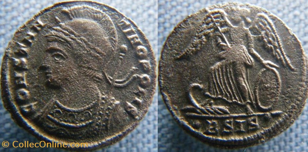 Constantinople Ae3 monnaies antiques romaines republicaines imperiales constantinople ae3