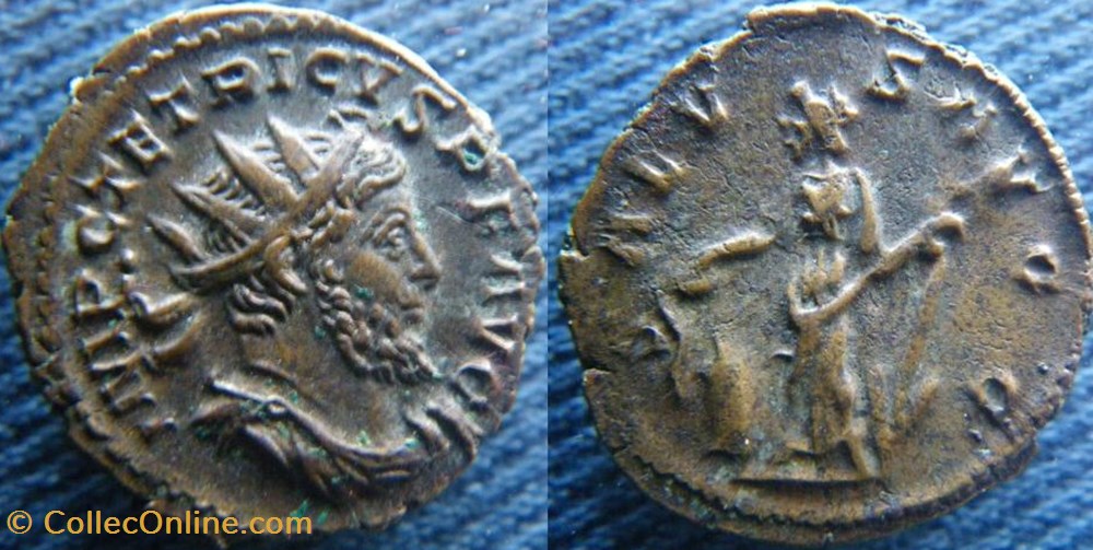 Tétricus I antoninien monnaies antiquite av jc ap romaines republicaines imperiales tetricus i antoninien