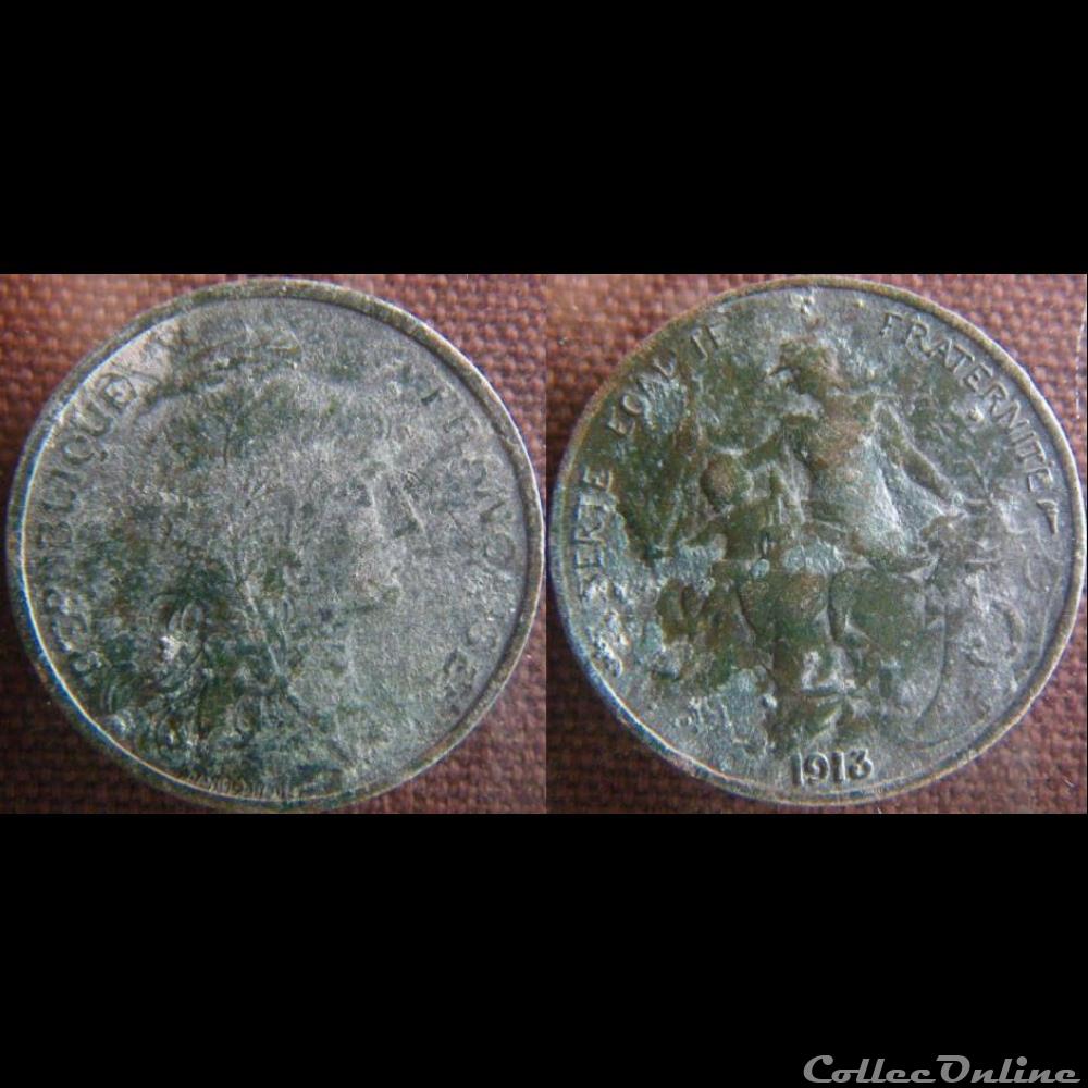 5 Centimes 1913 monnaie france moderne 5 centimes 1913