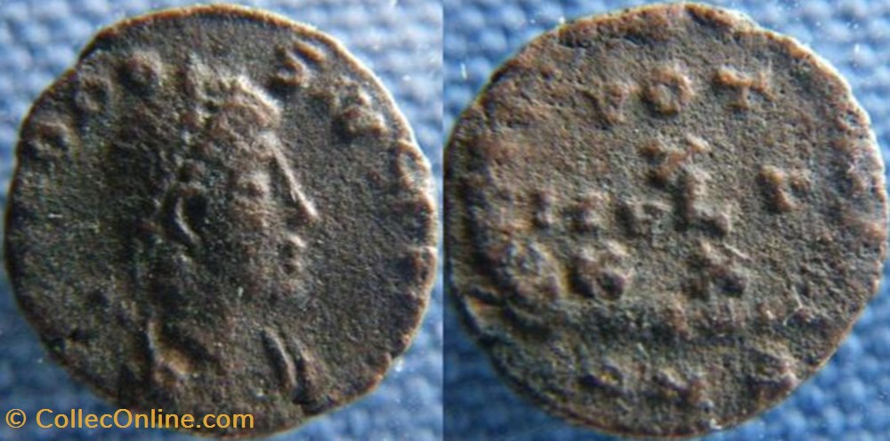 Théodose I Ae4 monnaies antiques romaines imperiales et republicaines theodose i ae4