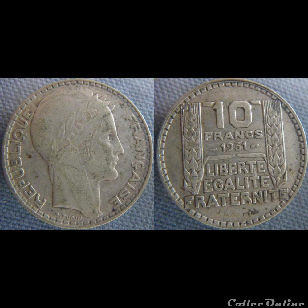 10 Francs 1931 monnaie france moderne 10 francs 1931