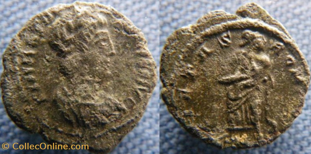 monnaies antiques romaines republicaines imperiales theodora ae3 4