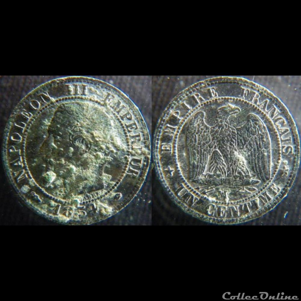 1 Centime 1854 MA monnaie france moderne 1 centime 1854 ma
