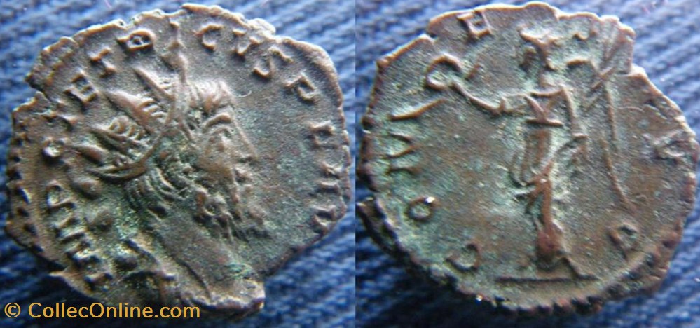 Tétricus I antoninien monnaies antiquite av jc ap romaines republicaines imperiales tetricus i antoninien