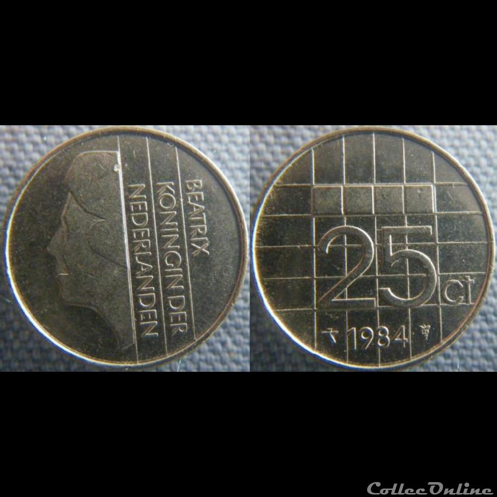 25 Cents 1984 monnaie monde pay ba 25 cents 1984
