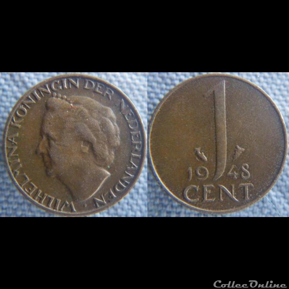 1 Cent 1948 monnaie monde pay ba 1 cent 1948
