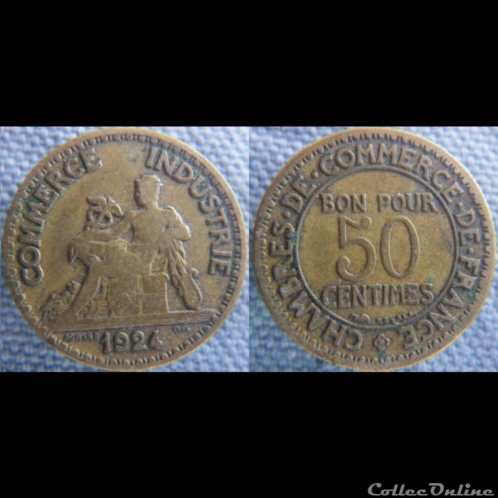 50 centimes 1924 monnaie france moderne 50 centimes 1924