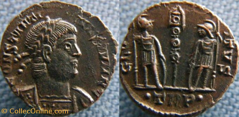 Constantin II Ae3/4 monnaies antiques romaines imperiales et republicaines constantin ii ae3 4