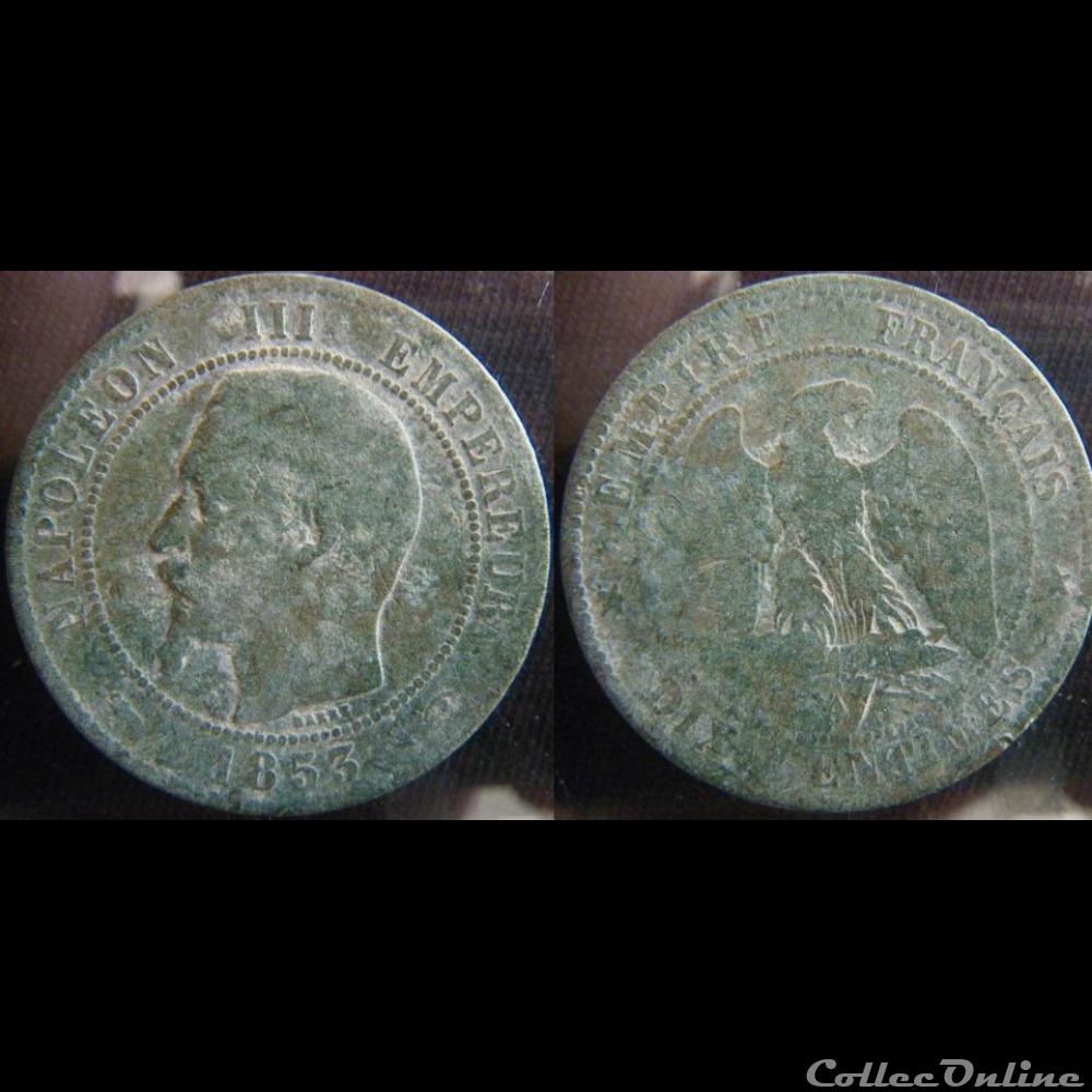 monnaie france moderne 10 centimes 1853 a