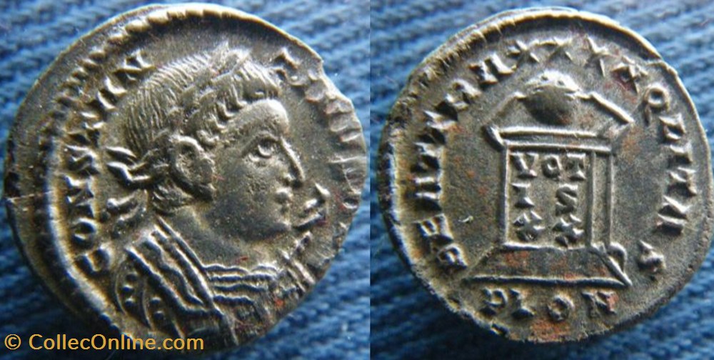 Constantin I Ae3 monnaies antiquite av jc ap romaines republicaines imperiales constantin i ae3