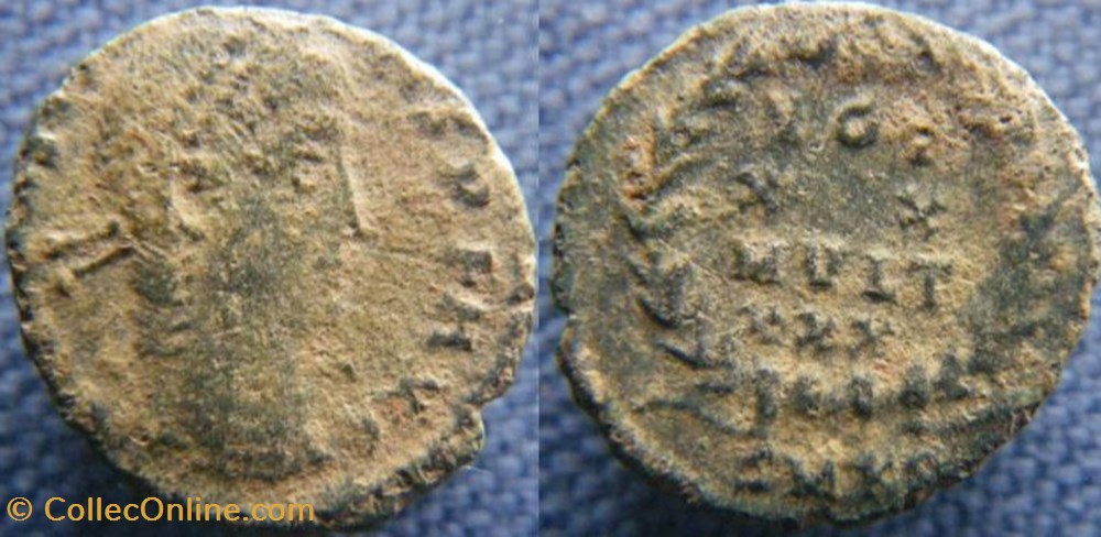 Constans Ae3/4 monnaies antiques romaines imperiales et republicaines constans ae3 4