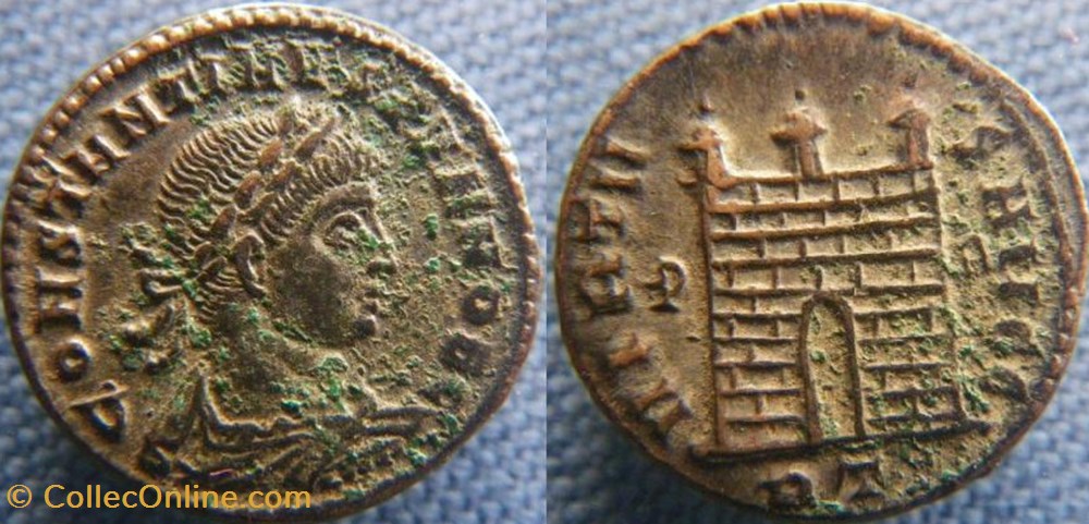 Constantin II Ae3 monnaies antiques romaines imperiales et republicaines constantin ii ae3