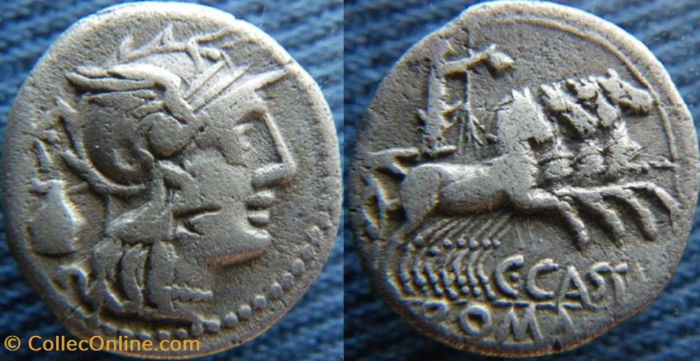 République -126 denier monnaies antiquite av jc a ap romaines republicaines imperiales republique 126 denier