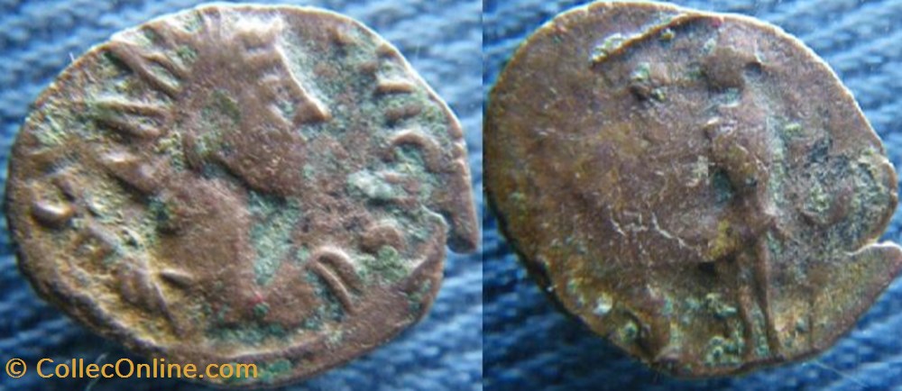 monnaies antiquite av jc ap romaines republicaines imperiales tetricus ii antoninien imitation