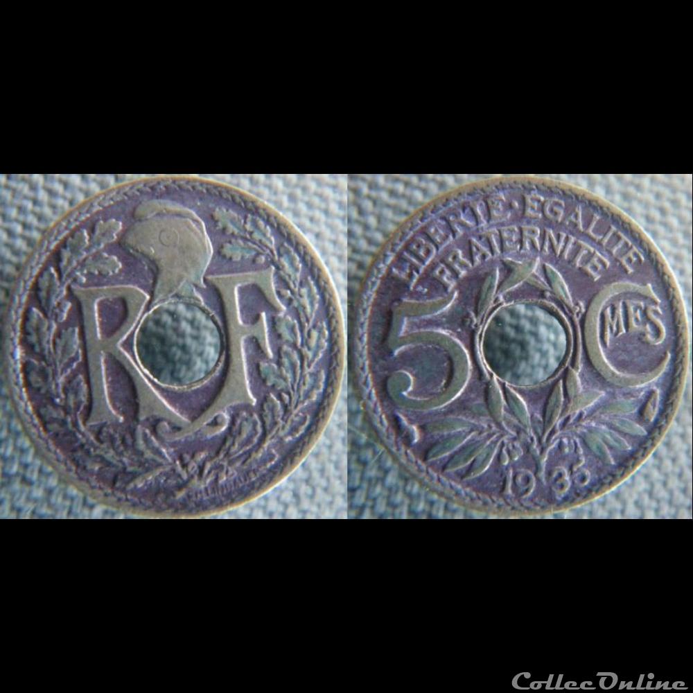 5 Centimes 1935 monnaie france moderne 5 centimes 1935