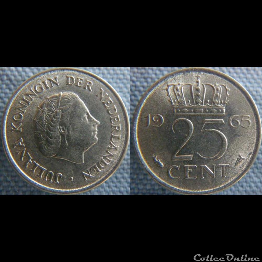 monnaie monde pay ba 25 cents 1965