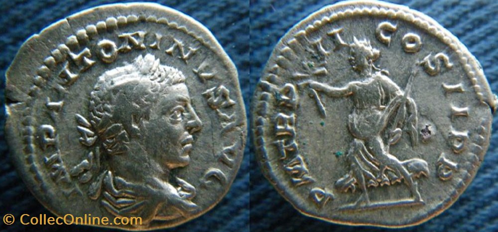 Elagabale denier monnaies antiquite av jc ap romaines republicaines imperiales elagabale denier