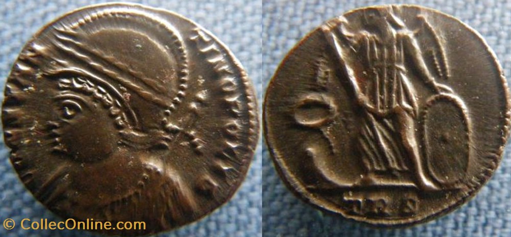 monnaies antiques romaines republicaines imperiales constantinople ae3